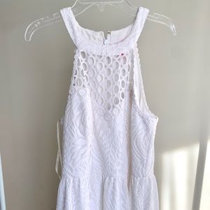 Lily Pulitzer Kinley Resort White Tropical Dress